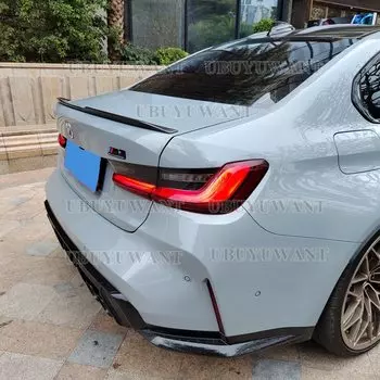 Задний спойлер багажника, бампер для BMW 3 серии G20 320i 325i 2020 2021 2022 2023, ярко-черные спойлеры из АБС-пластика M3