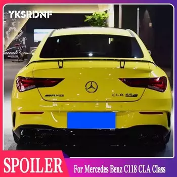 Задний спойлер багажника для Mercedes Benz C118 CLA Class 2019-2023 кла180 кла200 кла250 кла220 кла35 45 ABS Крыло багажника автомобильный Стайлинг