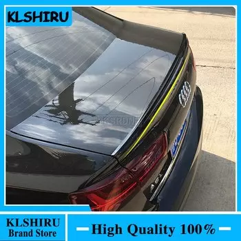 Задний спойлер для багажника Audi A6 C7 2012 2013 2014 2015 2016 2017, материал АБС, грунтовка, цвет автомобиля, фотоэлемент C7