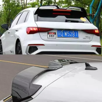 Задний спойлер для хэтчбека Audi A3, черный глянцевый задний спойлер из ABS-пластика, верхнее крыло 2021 2022, автомобильные аксессуары, внешние части