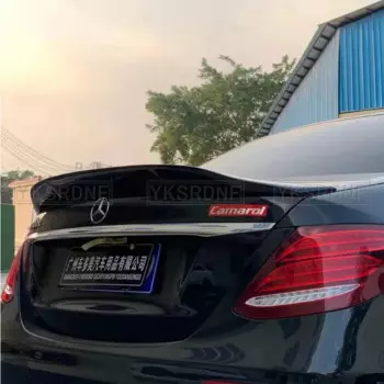Задний спойлер для Mercedes-Benz E Class W213 Sedan 4 Door 2016 - 2020 годов выпуска из углеродного волокна крышка багажника