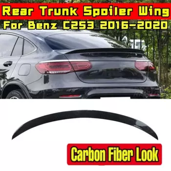 Задний спойлер для Mercedes-Benz GLC Coupe C253 GLC260 300 2016-2020 AMG, комплект кузова крыла, задний спойлер для багажника автомобиля, автомобильные аксессуары