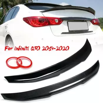 Задний спойлер из АБС-углеродного волокна для Infiniti Q50 2014-2021