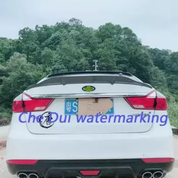 Задний спойлер из углеродного волокна для 2016 2017 Kia K3 высокого качества кованый задний спойлер для багажника из углеродного волокна