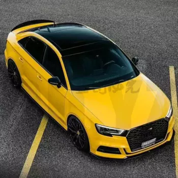 Задний спойлер из углеродного волокна для Audi A3 S3 Rs3 8V Limousine Sedan Hk Style 2013-2020 Frp, кованый глянцевый черный