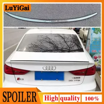 Задний спойлер из углеродного волокна для AUDI A3 S3 RS3 8V Limousine Sedan S Style 2013-2020