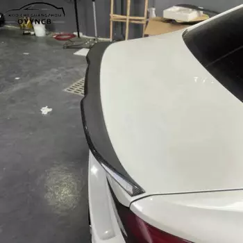 Задний спойлер из углеродного волокна для BMW 4 серии F32 Coupe 428i 435i PRO Style 2014-2020 FRP глянцевый черный кованый УГЛЕРОДНЫЙ