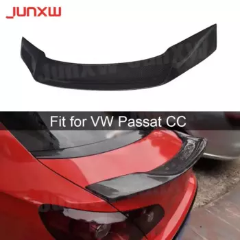 Задний спойлер из углеродного волокна для CC для Volkswagen VW Passat CC Sandard 2009-2018 R, стильные утиные крылья для багажника