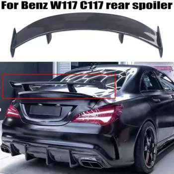 Задний спойлер из углеродного волокна для Mercedes-Benz CLA W117 C117 CLA45 CLA180 CLA200 CLA250 CLA260 2013-2023 GT Style.