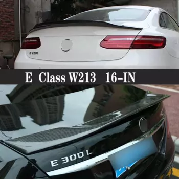 Задний спойлер из углеродного волокна для Mercedes Benz E класса Benz W213 E200 E300 E350, плавники заднего багажника, утиный нос, модифицированное заднее крыло автомобиля