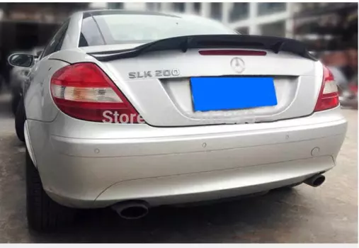 Задний спойлер из углеродного волокна для Mercedes R171 R Style Benz SLK Class R171 2004 - 2010 SLK200 SLK280 SLK300 SLK350