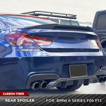 Задний спойлер из углеродного волокна/FRP для BMW F06 F13 640i 650i M6 Gran Coupe 2012-2016, автомобильный задний багажник, гоночный спойлер, крыло
