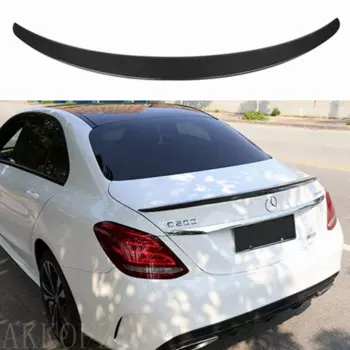Задний спойлер из углеродного волокна класса C 4DOORS AMG для Mercedes Benz W205 Coupe 2015+ C63 AMG C200 C250 C350