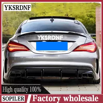Задний спойлер из углеродного волокна класса CLA, крылья багажника для Mercedes Benz CLA45 W117 C117 CLA 200 250 260 Sedan 2013-2018