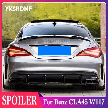 Задний спойлер из углеродного волокна класса CLA, крылья багажника для Mercedes Benz CLA45 W117 C117 CLA 200 250 260 Sedan 2013-2018