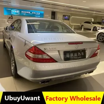 Задний спойлер из углеродного волокна, крыло багажника для Benz SL300 SL63 SL65 R230, 2 двери 2001-2012, детали для тюнинга автомобиля