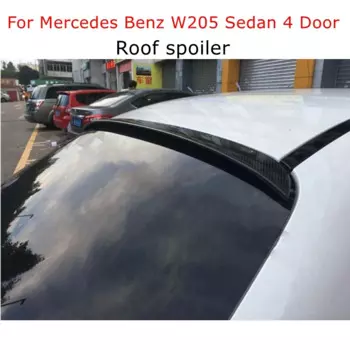 Задний спойлер из углеродного волокна на крышу окна для Mercedes Benz W205 седан 4 двери только 15-17 C63 AMG C200 C250 C180 C Класс