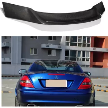 Задний спойлер из углеродного волокна R171 R Style для Benz SLK Class R172 2004-2010 SLK200 SLK280 SLK300 SLK350
