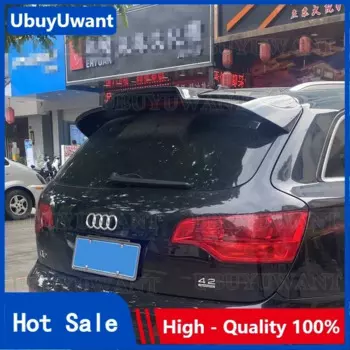 Задний спойлер на крышу для Audi Q7 2007-2015, задний спойлер из углеродного волокна