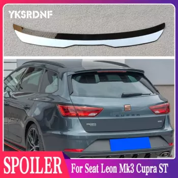 Задний спойлер на крышу для Seat LEON 1P 5F MK3 для хэтчбека ST Cupra TGI/FR, комплект аксессуаров для крыши, заднего крыла, кузова, автомобильный спойлер