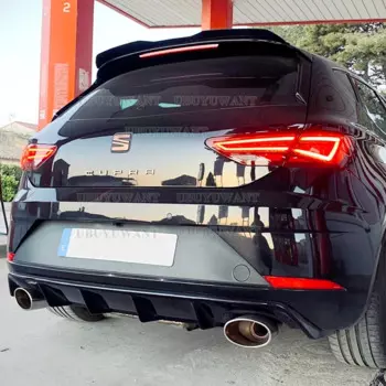 Задний спойлер на крышу для Seat LEON 1P 5F MK3 ABS Автомобильная фотопроцедура для ST Cupra TGI / FR хэтчбек универсальный спойлер