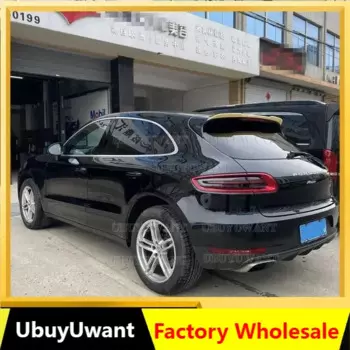 Задний спойлер на крышу из АБС-материала, крылья для Porsche Macan 2014-2017, Стайлинг автомобиля, задний спойлер из АБС-пластика и карбона