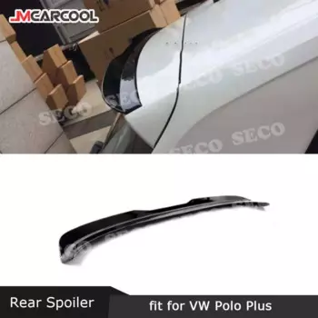 Задний спойлер на крышу из АБС-пластика, крылья на заднее окно для Volkswagen VW Polo Plus, спойлер 2019, Стайлинг автомобиля