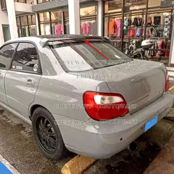 Задний спойлер на крышу из углеродного волокна, оконное крыло, губа для Subaru Impreza WRX STI 7-9th 2002-2009, Стайлинг автомобиля