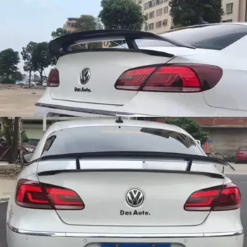 Задний спойлер на крышу из углеродного волокна, крылья для Volkswagen VW Passat CC Sandard 2009-2017 R Style