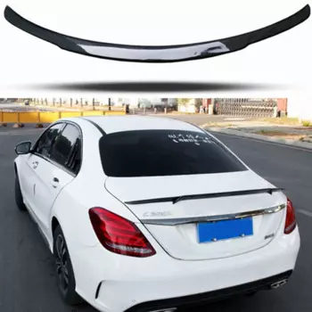 Задний спойлер на крышу из углеродного волокна класса C 4DOORS BOS для Mercedes Benz W205 Coupe 2015+ C63 AMG C200 C250 C350