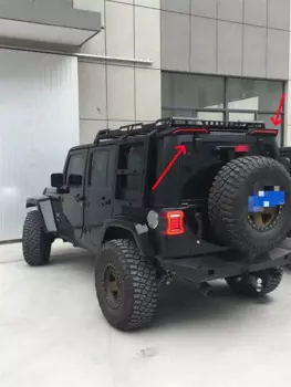 Задний спойлер с крышкой багажника для Jeep Wrangler JK 2011-2017 J386 LantSun
