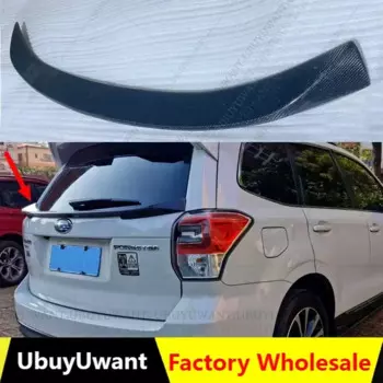 Задний Средний спойлер UBUYUWANT для Subaru Forester 2013-2017, задний спойлер из углеродного волокна для багажника, крыло губы