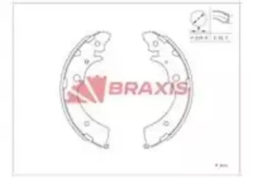 Задний тормоз AC0229 для BALATASI задний PABUC ACCORD 85 93 CIVIC VII 00 05 CR-V 95 06 04-V 99 JIMNY 98
