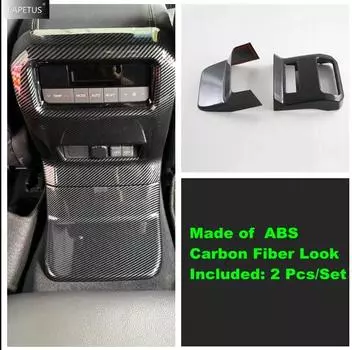 Задний вентиляционный отверстие для автомобиля, декоративная рамка, накладка для Toyota Land Cruiser Prado 250 LC250 2024 2025, аксессуары из АБС-пластика