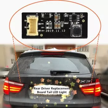 Задний водитель Malcayang F25 b 003809 .2 Ремонт зеркала LED025 3 Вт для X3 Sport 02CBA1101ABK Чип в сборе Стандартный материал