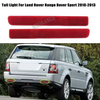 Задний задний бампер для Land Rover Range Rover Sport 2010 2011-2013, Красный отражатель, аксессуары для заднего бампера