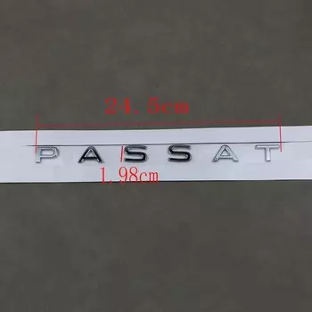 Задняя эмблема багажника, логотип Passat, значок, наклейка из АБС-пластика, серебристый цвет для VW Passat 3 ГБ 853687 Б
