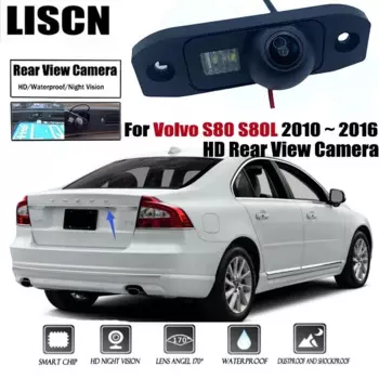 Задняя камера HD для Volvo S80 S80L 2010 2011 2012 2013 2014 2015 2016, водонепроницаемая резервная парковочная камера ночного видения