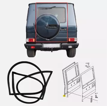 Задняя панель для Mercedes-Benz G W460 W461 W463 4637400278, 1 шт.