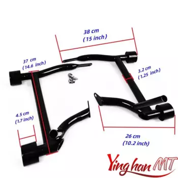 Задняя седельная сумка для мотоцикла, кронштейн для Harley Touring Electra Glide Ultra Road King Street Glide Road Glide 09-23