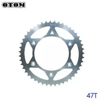 Задняя звездочка для мотоцикла OTOM, 41T 45T 47T 50T 52T, стальная цепная тарелка для Зубцов, тарелка для Fly Gear, для HONDA CR CRF XR Beta Off Road