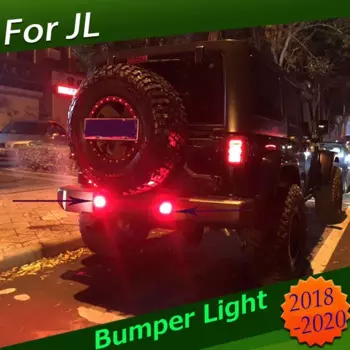 Задсветильник светодиодный фсветильник для Jeep Wrangler JL 2018, 2019, красный