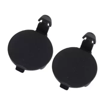 Заглушка для внутренней дверной ручки автомобиля, черная крышка с отверстием для винта, подходит для Toyota Corolla 2014, 2015, 2016, 2017, 2018, 2 шт.