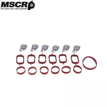 Заглушка для впускного коллектора 6x22 мм/33 мм, запасное уплотнительное кольцо для впускного коллектора, пластина для BMW M57