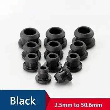 Заглушки для отверстий из силикона 2.5-50.6 мм