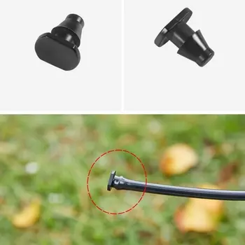 Заглушки для шланга Adhere To Fly, пластиковые, черные, 50 шт