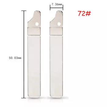 Заготовка полотно дистанционного ключа-ключа для автомобильных лад, Рено, Мега, дача, Клио, Дастер, модели KD, VA2, HU83, № 53, № 54, 58, 72, № 73