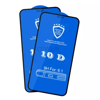 Закаленное стекло 10D с полным покрытием для iPhone 13 12 Mini 5,4 Pro 6,1 6,7 X XR XS 11 5,8 Max 6,5, 50 шт.
