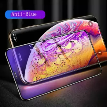 Закаленное стекло 10D С защитой от синего света для iPhone 13 12 Pro Max Mini 5,4 6,1 6,7 11 X Xs Xr 8 7 6s Plus, 50 шт.