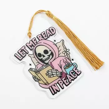 Закладки для книг с черепами